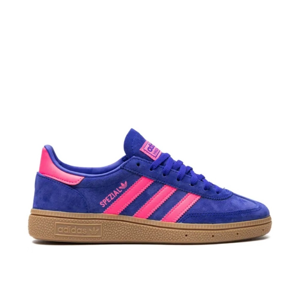 Adidas Spezial Lucid Blue and Lucid Pink Sneakers. Only worn twice!